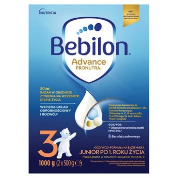 Bebilon 3 Pronutra Advance Junior Mleko modyfikowane po 1. roku życia, 1000 g - obrazek 1 - Apteka internetowa Melissa