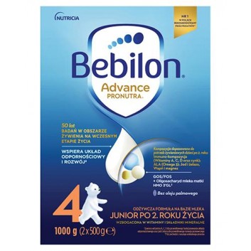 Bebilon 4 Pronutra Advance Mleko modyfikowane po 2. roku życia, 1000 g - obrazek 1 - Apteka internetowa Melissa