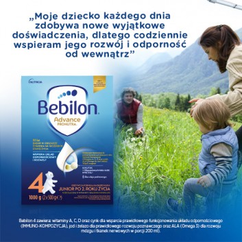Bebilon 4 Pronutra Advance Mleko modyfikowane po 2. roku życia, 1000 g - obrazek 4 - Apteka internetowa Melissa