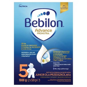 Bebilon 5 Pronutra Advance Junior Mleko modyfikowane dla przedszkolaka, 1000 g - obrazek 1 - Apteka internetowa Melissa