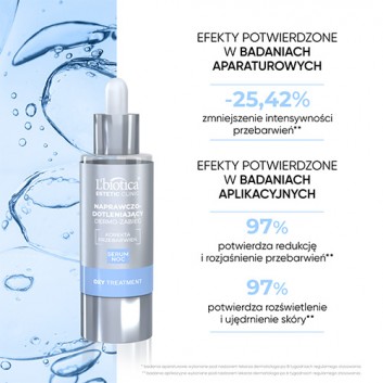 L'Biotica Estetic Clinic Oxy Treatment Naprawczo-Dotleniający Dermo-Zabieg Serum noc, 30 ml - obrazek 3