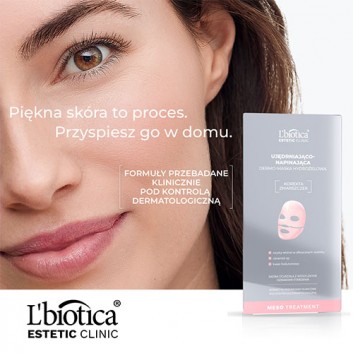 L'Biotica Estetic Clinic Meso Treatment Ujędrniająco-Napinająca Dermo-Maska hydrożelowa, 1 sztuka - obrazek 2 - Apteka internetowa Melissa