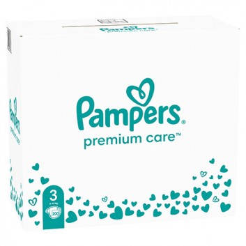 Pampers Premium Care rozmiar 3, 6 kg - 10 kg, 200 sztuk - obrazek 4 - Apteka internetowa Melissa