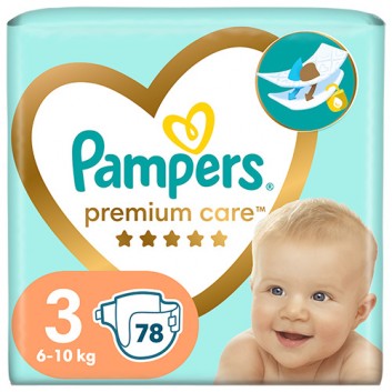 Pampers Premium Care rozmiar 3, 6 kg - 10 kg, 78 sztuk - obrazek 1 - Apteka internetowa Melissa