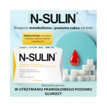 N-Sulin, 60 tabletek - obrazek 2