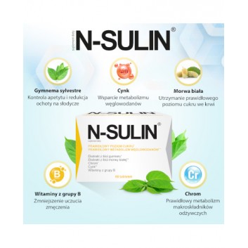 N-Sulin, 60 tabletek - obrazek 3