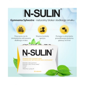 N-Sulin, 60 tabletek - obrazek 4