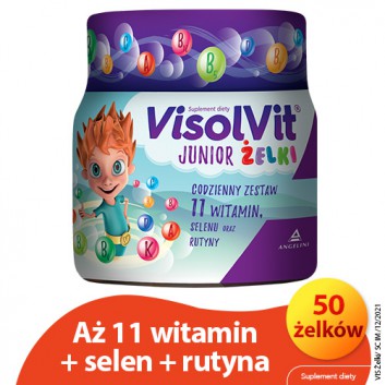 VisolVit Junior żelki, witaminy i minerały dla dzieci po 3 r.ż., 250 g - obrazek 1 - Apteka internetowa Melissa