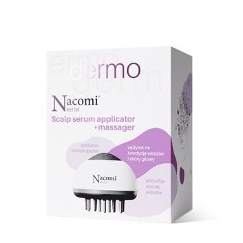 NACOMI Next lvl DERMO Aplikator serum do skóry głowy + masażer, 1 sztuka - obrazek 1 - Apteka internetowa Melissa