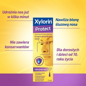 XYLORIN Protect Aerozol do nosa, roztwór, 7,5 ml - obrazek 6 - Apteka internetowa Melissa