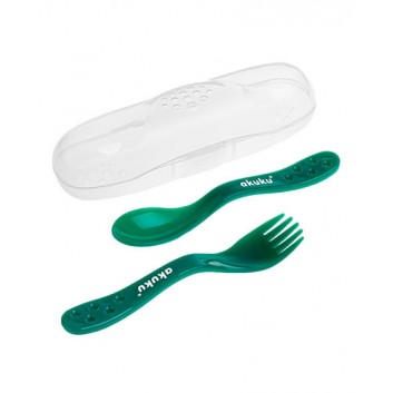 AKUKU Sztućce w etui A0074 9 m+, 1 zestaw
