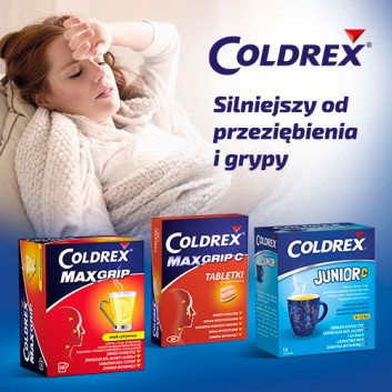 COLDREX MAXGRIP O smaku cytrynowym - 10 sasz. - obrazek 2 - Apteka internetowa Melissa