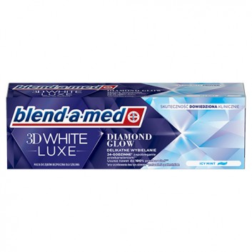 Blend-a-med Pasta 3D White Luxe Diamond Glow, 75 ml - obrazek 3 - Apteka internetowa Melissa