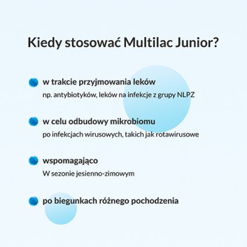 Multilac Junior synbiotyk, 20 czekoladek - obrazek 4 - Apteka internetowa Melissa
