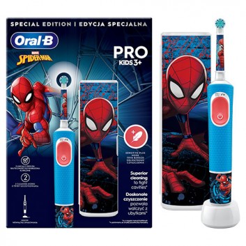 Oral-B Pro Kids Spider-Man Szczoteczka elektryczna, 1 sztuka - obrazek 6 - Apteka internetowa Melissa