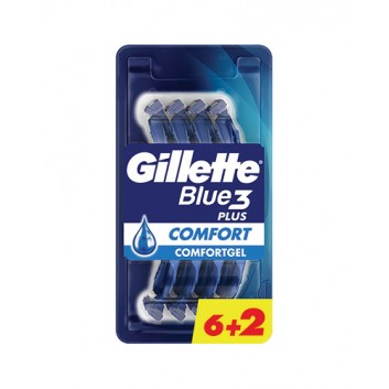 Gillette Blue3 Plus Comfort, maszynki jednorazowe dla mężczyzn, 8 sztuk - obrazek 1 - Apteka internetowa Melissa