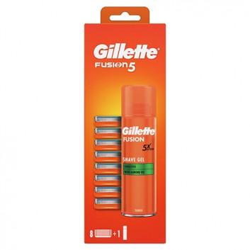 Gillette Fusion5, 8 ostrzy wymiennych do maszynki do golenia Żel do golenia, 200 ml, 1 zestaw - obrazek 6 - Apteka internetowa Melissa