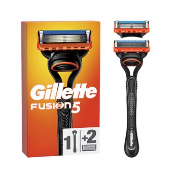 Gillette Fusion5 Maszynka do golenia dla mężczyzn, 1 maszynka, 2 ostrza wymienne - obrazek 1 - Apteka internetowa Melissa