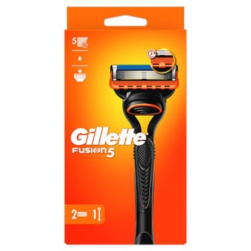 Gillette Fusion5 Maszynka do golenia dla mężczyzn, 1 maszynka, 2 ostrza wymienne - obrazek 6 - Apteka internetowa Melissa