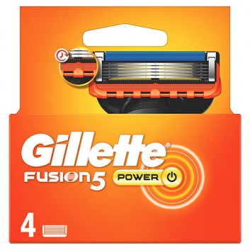 Gillette Fusion5 Power Ostrza wymienne do maszynki do golenia dla mężczyzn, 4 sztuki - obrazek 6 - Apteka internetowa Melissa