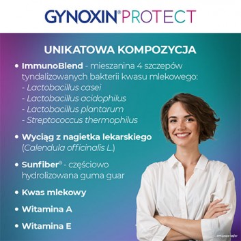 Gynoxin PROTECT, 10 globulek dopochwowych - obrazek 4 - Apteka internetowa Melissa