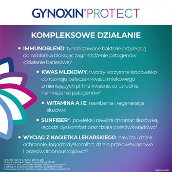 Gynoxin PROTECT, 10 globulek dopochwowych - obrazek 5 - Apteka internetowa Melissa
