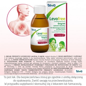 Levofree, 120 ml - obrazek 7 - Apteka internetowa Melissa