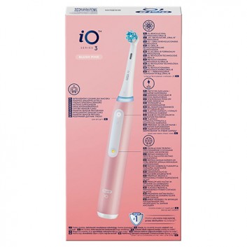 Oral-B iO 3 Pink Szczoteczka elektryczna, 1 końcówka  - obrazek 5 - Apteka internetowa Melissa