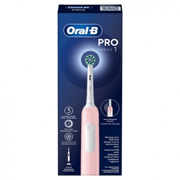 Oral-B Pro Series 1 Różowa szczoteczka elektryczna, 1 sztuka - obrazek 3 - Apteka internetowa Melissa