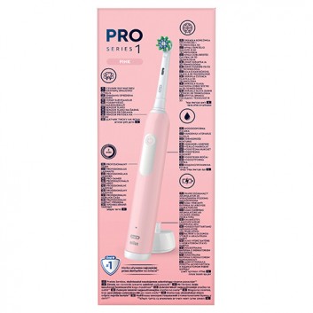 Oral-B Pro Series 1 Różowa szczoteczka elektryczna, 1 sztuka - obrazek 4 - Apteka internetowa Melissa