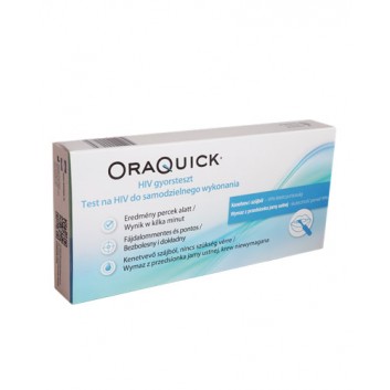 Test OraQuick® na obecność wirusa HIV do samodzielnego wykonania, 1 sztuka - obrazek 1 - Apteka internetowa Melissa