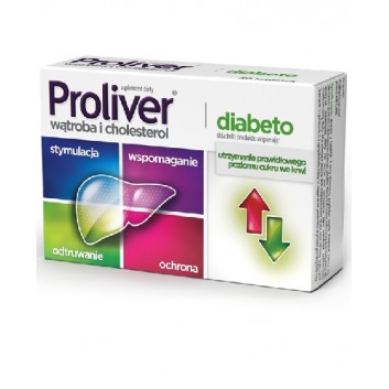 Proliver diabeto, 30 tabletek  - obrazek 1 - Apteka internetowa Melissa