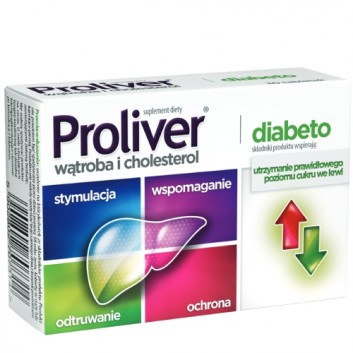 Proliver diabeto, 30 tabletek  - obrazek 2 - Apteka internetowa Melissa