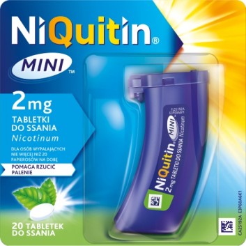 Niquitin Mini 2 mg, 20 tabletek - obrazek 2 - Apteka internetowa Melissa