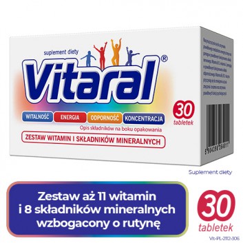 VITARAL - 30 tabl. - obrazek 1 - Apteka internetowa Melissa