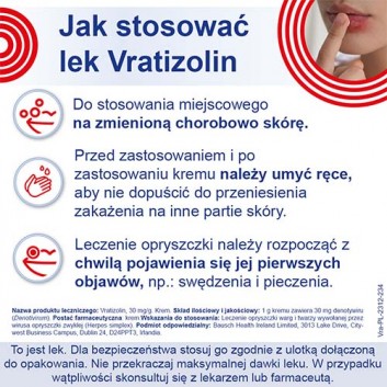 VRATIZOLIN Krem - 3 g - obrazek 5