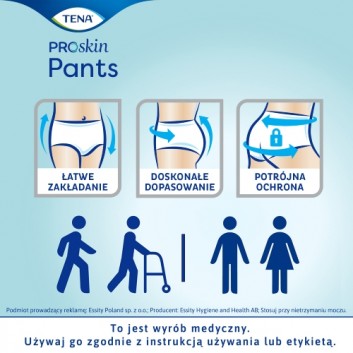 TENA Pants ProSkin Maxi S, 10 sztuk - obrazek 5 - Apteka internetowa Melissa