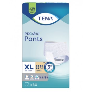 TENA Pants Normal XL 120-160 cm, majtki chłonne, 30 sztuk - obrazek 1 - Apteka internetowa Melissa