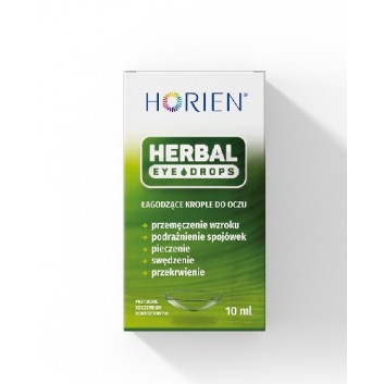 HORIEN Herbal Eye Drops, 10 ml - obrazek 1 - Apteka internetowa Melissa
