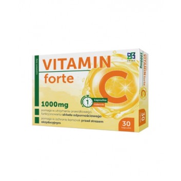 Vitamin C forte, 30 kapsułek - obrazek 1 - Apteka internetowa Melissa