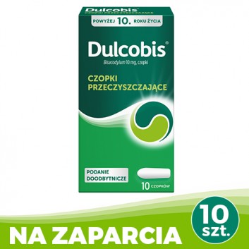 Dulcobis 10 mg, 10 czopków - obrazek 2 - Apteka internetowa Melissa