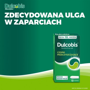 Dulcobis 10 mg, 10 czopków - obrazek 3 - Apteka internetowa Melissa
