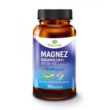 Naturell Magnez Organiczny+, 100 kapsułek - obrazek 1 - Apteka internetowa Melissa