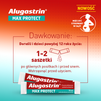 Alugastrin Max Protect 10 ml, 10 saszetek - obrazek 5 - Apteka internetowa Melissa