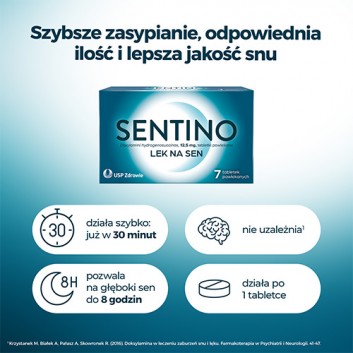 Sentino, 7 tabletek - obrazek 6 - Apteka internetowa Melissa