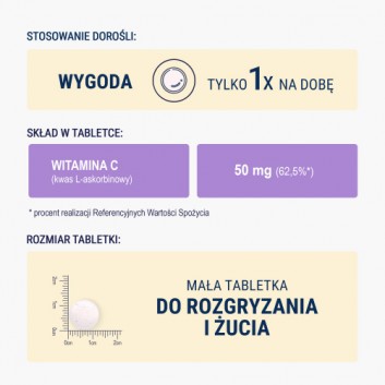 Naturell Witamina C dla dzieci, tabletki, 180 sztuk - obrazek 5