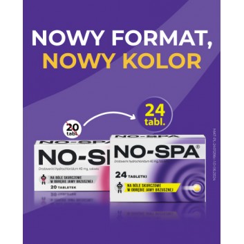 No-Spa, 40 mg, tabletki, 24 sztuki - obrazek 3