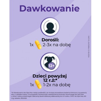No-Spa Max, 80 mg, tabletki powlekane, 24 sztuki - obrazek 6