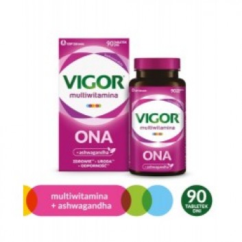 Vigor Multiwitamina Ona, 90 tabletek - obrazek 2