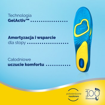 SCHOLL GELACTIV Wkładki do obuwia męskie - 2 szt. - obrazek 3